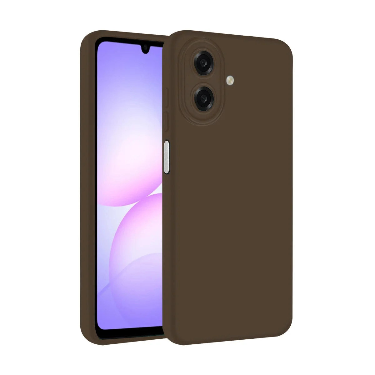 Galaxy A07 4G First Silikon Kılıf Kahverengi - Ultra İnce ve Darbe Emici Koruma