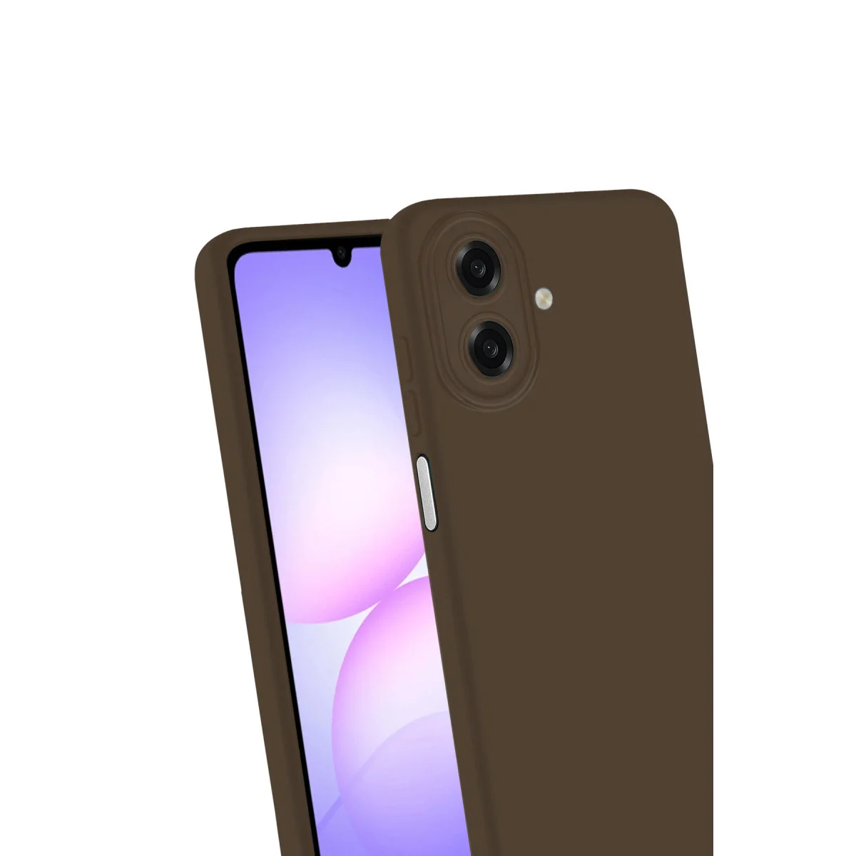 Galaxy A07 4G First Silikon Kılıf Kahverengi - Ultra İnce ve Darbe Emici Koruma