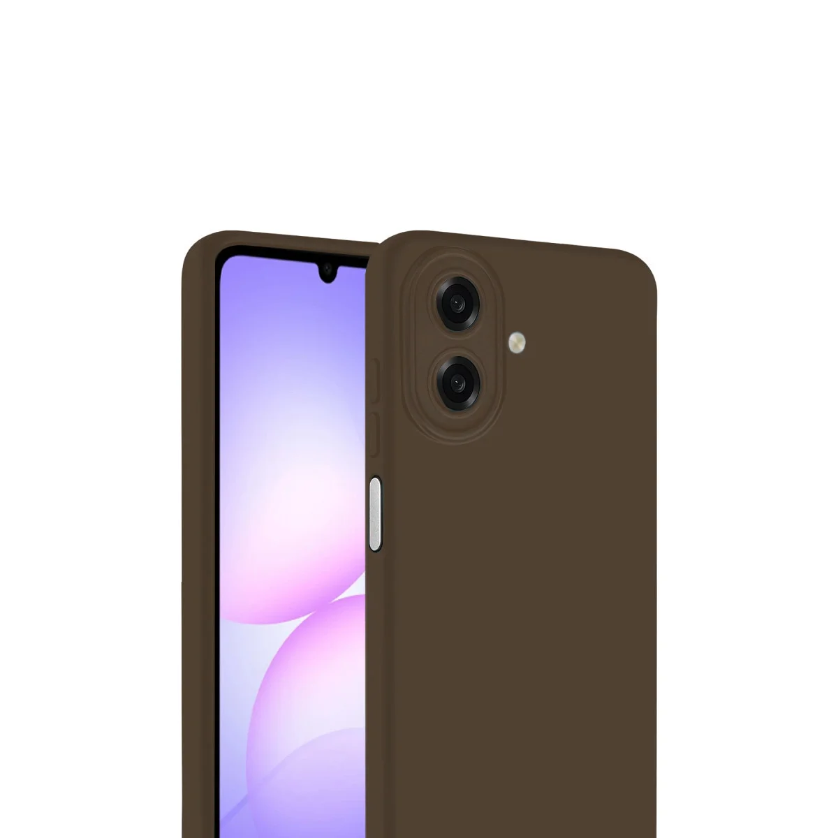 Galaxy A07 4G First Silikon Kılıf Kahverengi - Ultra İnce ve Darbe Emici Koruma