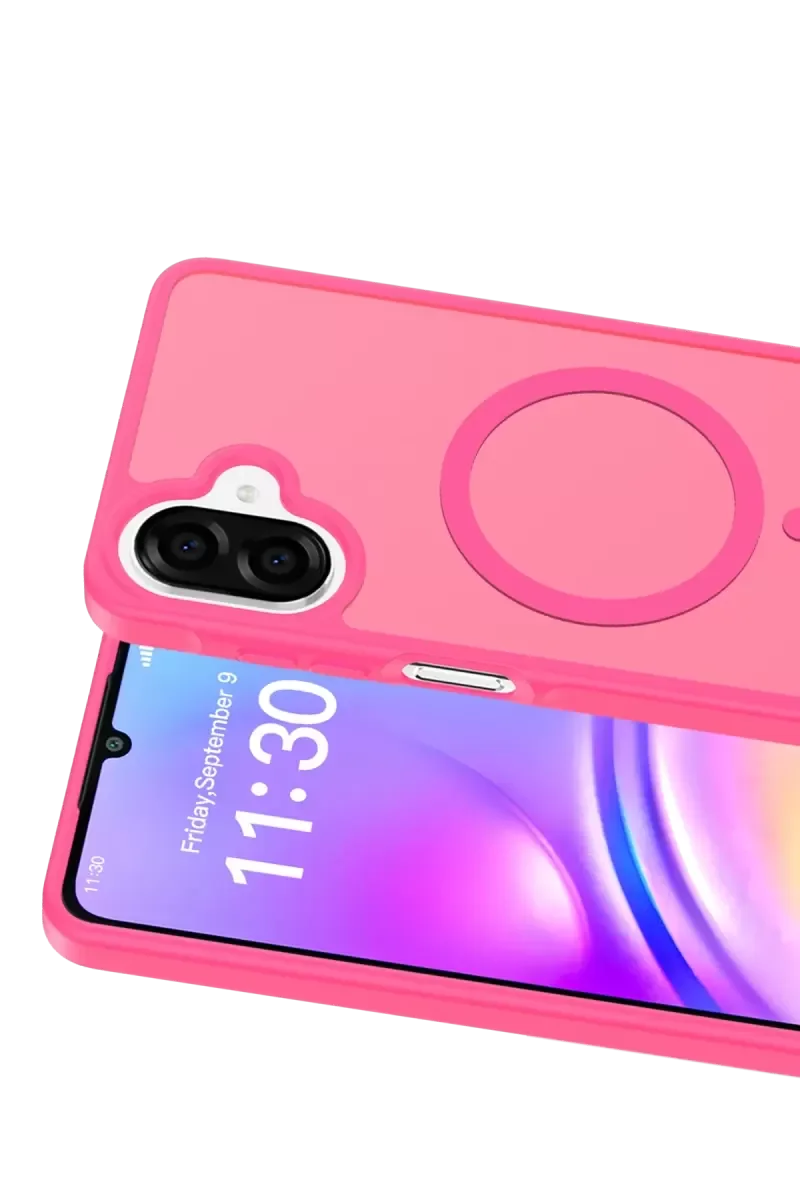 Galaxy A07 4G ile Uyumlu Jota MagSafe Kılıf - Rose