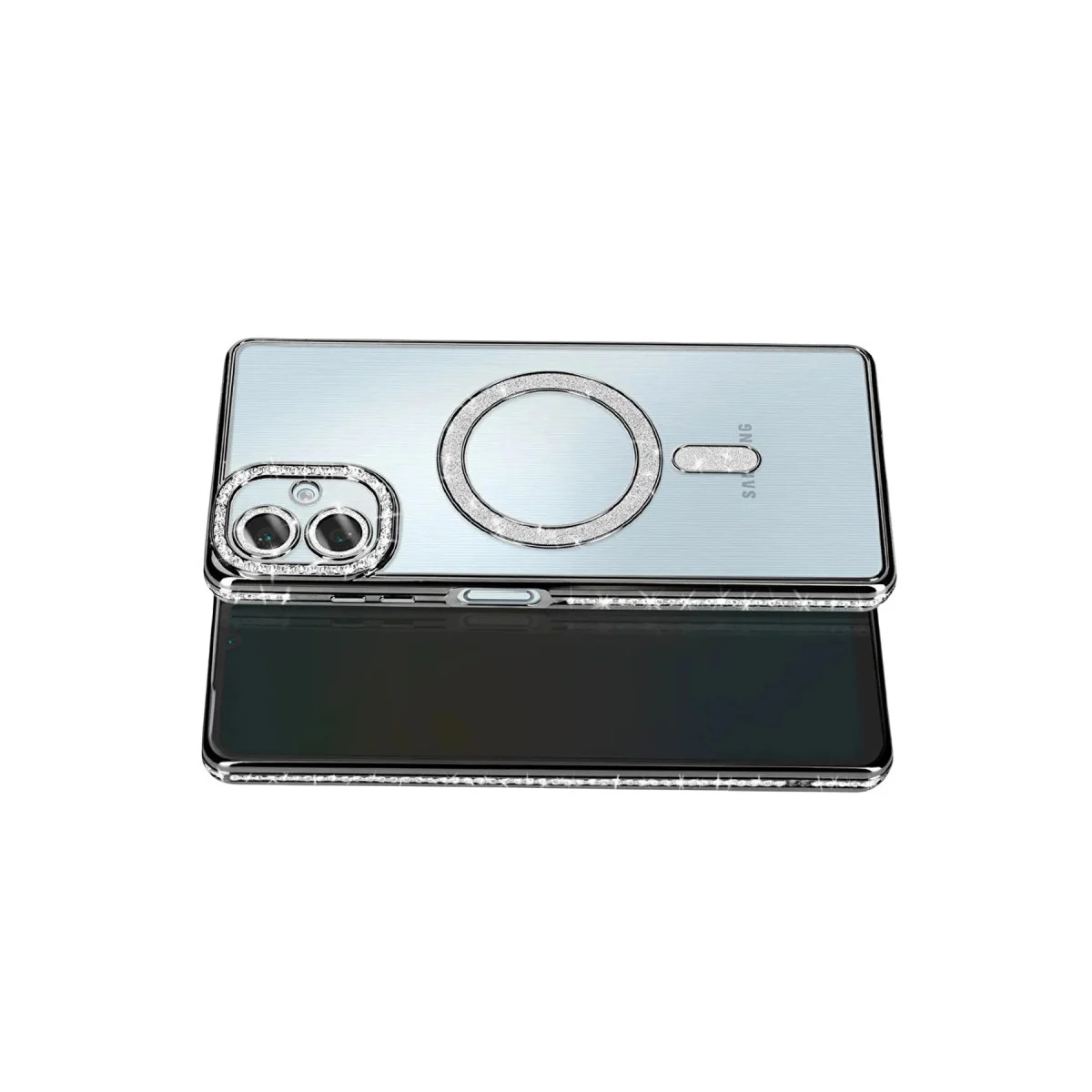 Galaxy A07 4G Joke Simli Magneticsafe Kılıf - Şık ve Güvenli Siyah