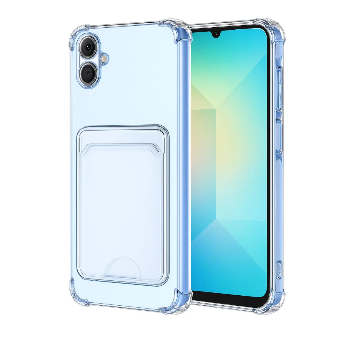 Galaxy A07 4G Kart Şeffaf Silikon Kılıf - Şeffaf, Ultra Şeffaf ve Pratik