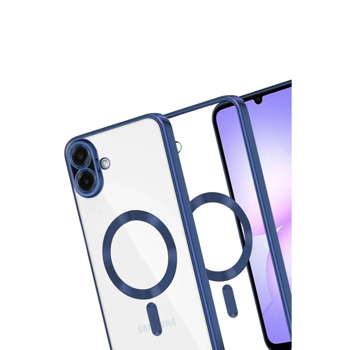 Galaxy A07 4G Kross Magneticsafe Şeffaf Kılıf - MagSafe Uyumlu, Kilitli ve Çizilmeye Dayanıklı