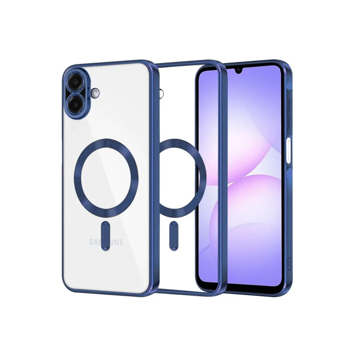 Galaxy A07 4G Kross Magneticsafe Şeffaf Kılıf - MagSafe Uyumlu, Kilitli ve Çizilmeye Dayanıklı