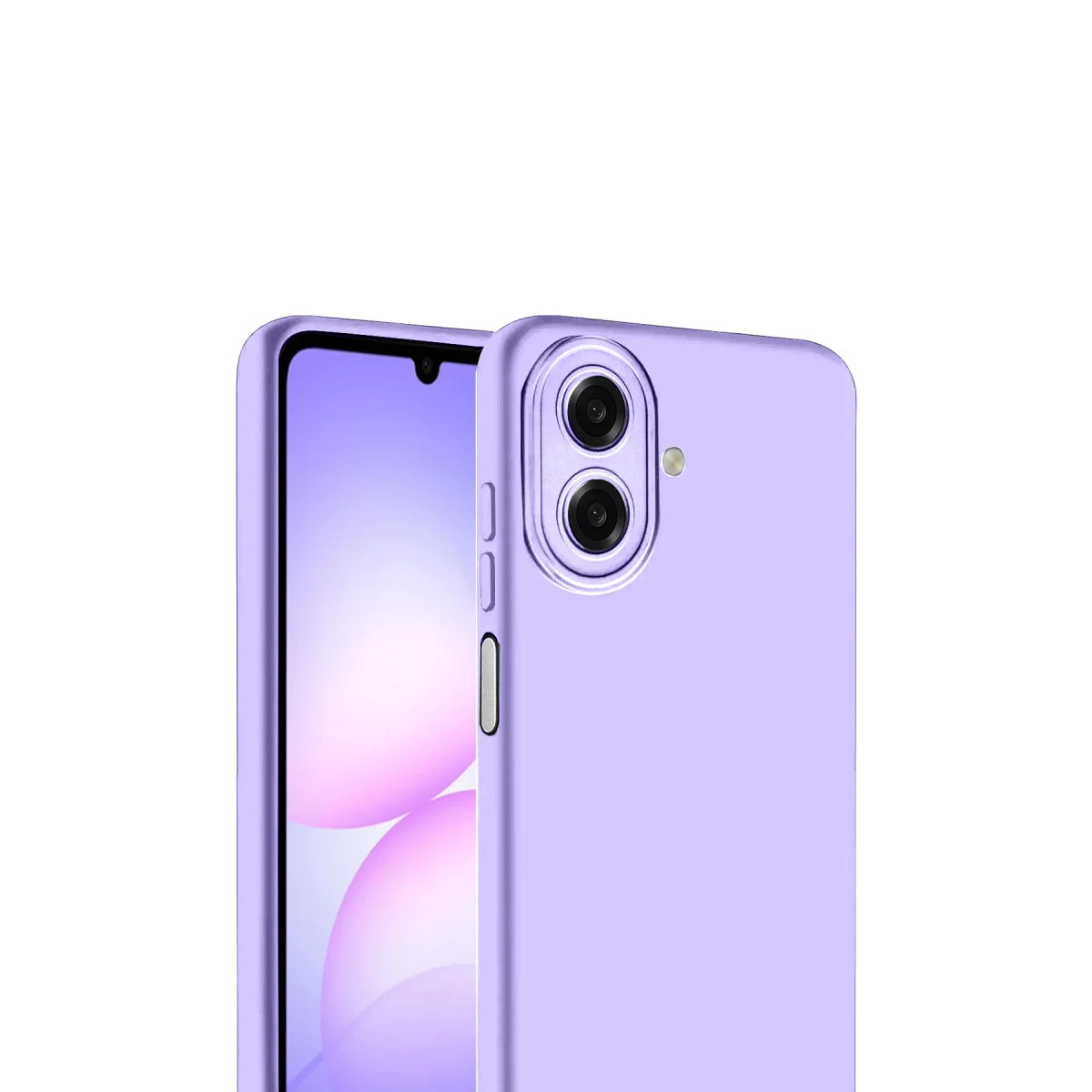 Galaxy A07 4G Nano İçi Kadife Silikon Kılıf - Lila