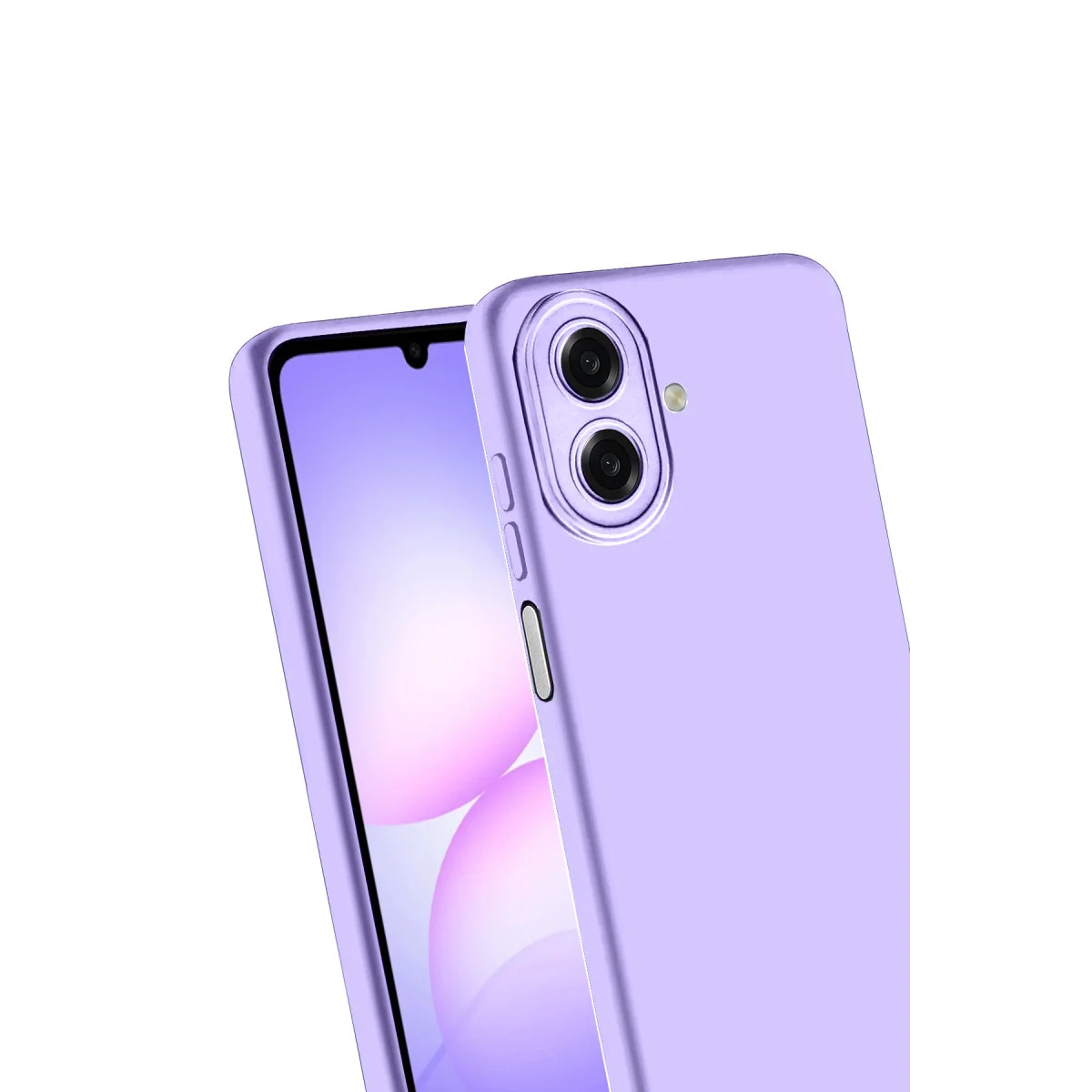 Galaxy A07 4G Nano İçi Kadife Silikon Kılıf - Lila
