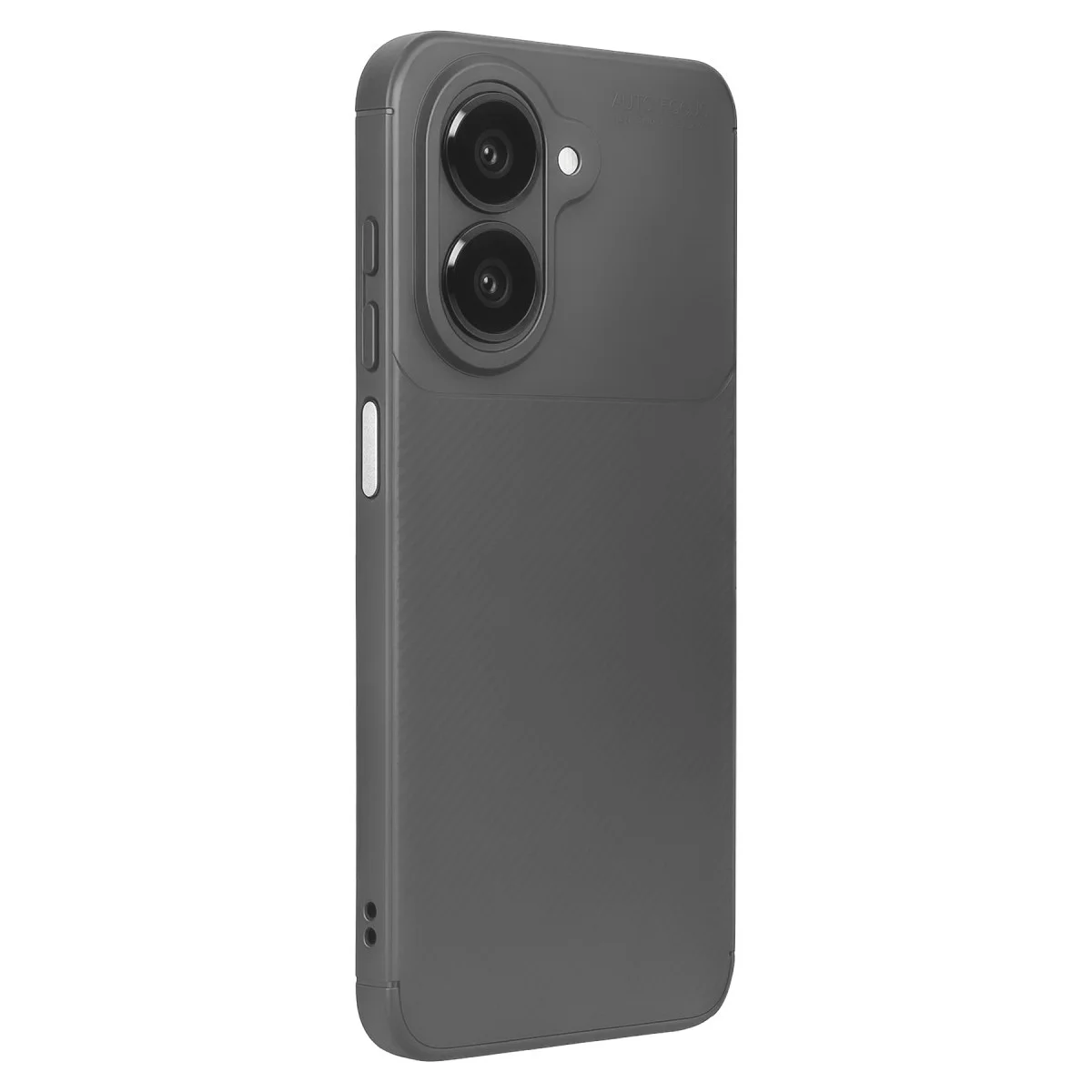 Galaxy A07 4G Otomatik Odak Karbon Kapak Gri - Yüksek Koruma ve Pürüzsüz Dokulu Kılıf