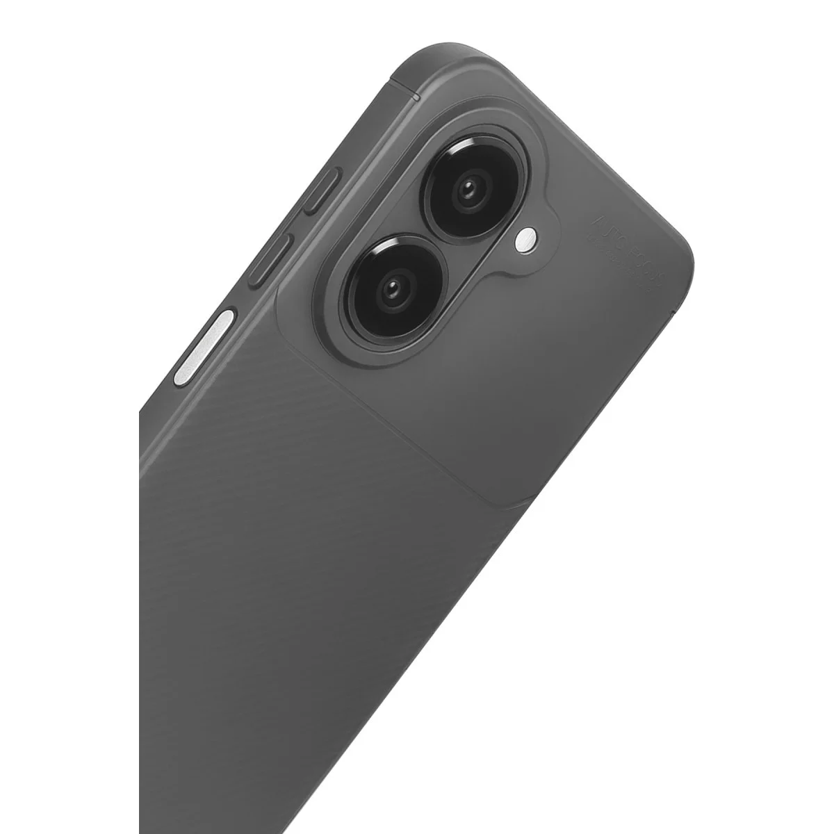 Galaxy A07 4G Otomatik Odak Karbon Kapak Gri - Yüksek Koruma ve Pürüzsüz Dokulu Kılıf