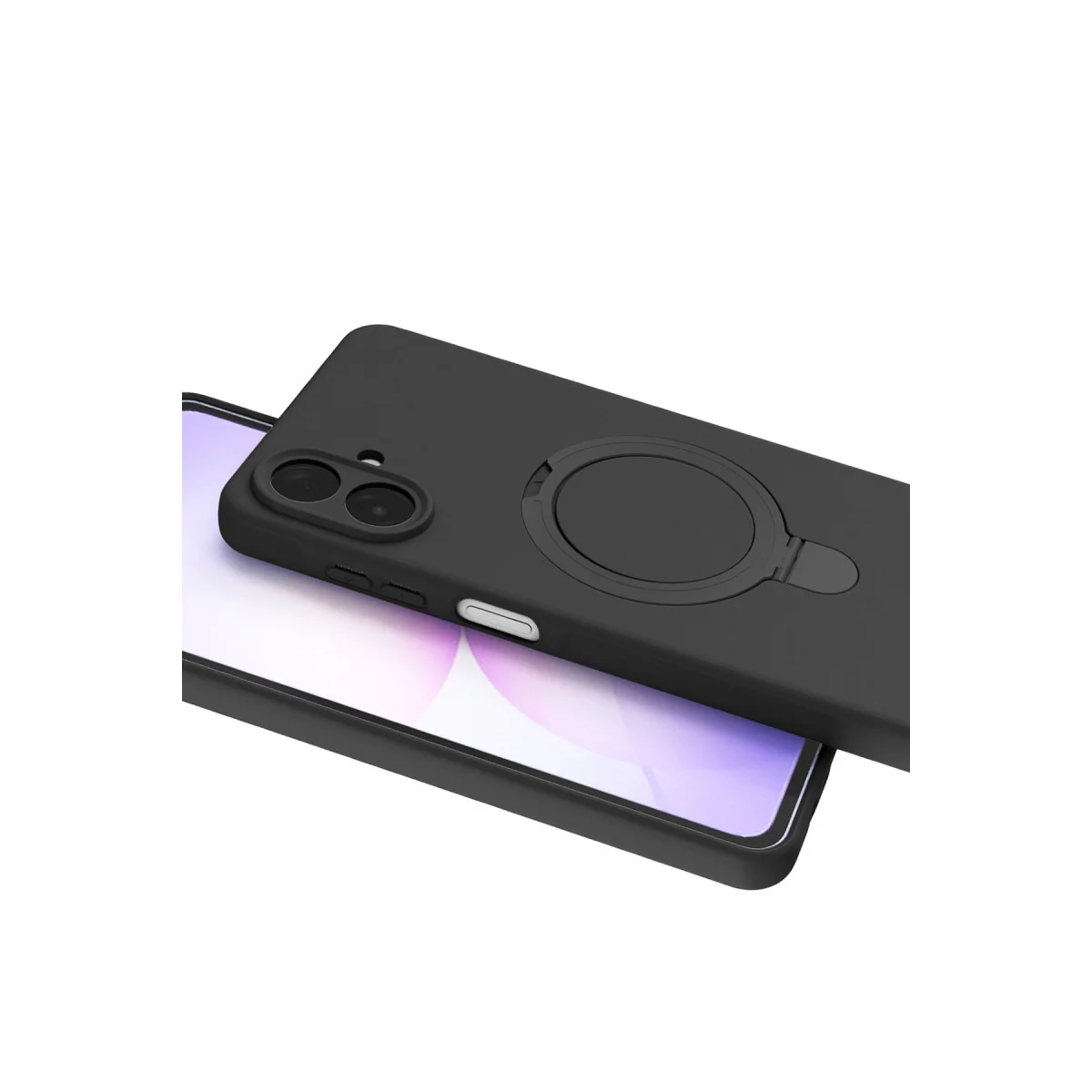 Galaxy A07 4G Regal Magsafe Standlı Kapak - Siyah