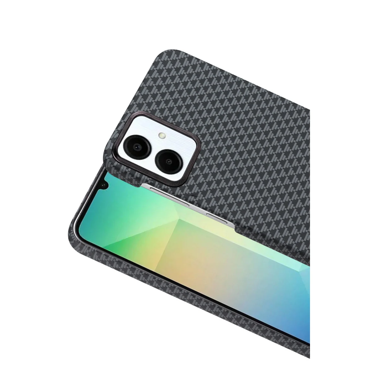 Galaxy A07 4G Vega Magsafe Kapak - Gri Lüks Mıknatıslı Kılıf ve Kevlar Tasarım