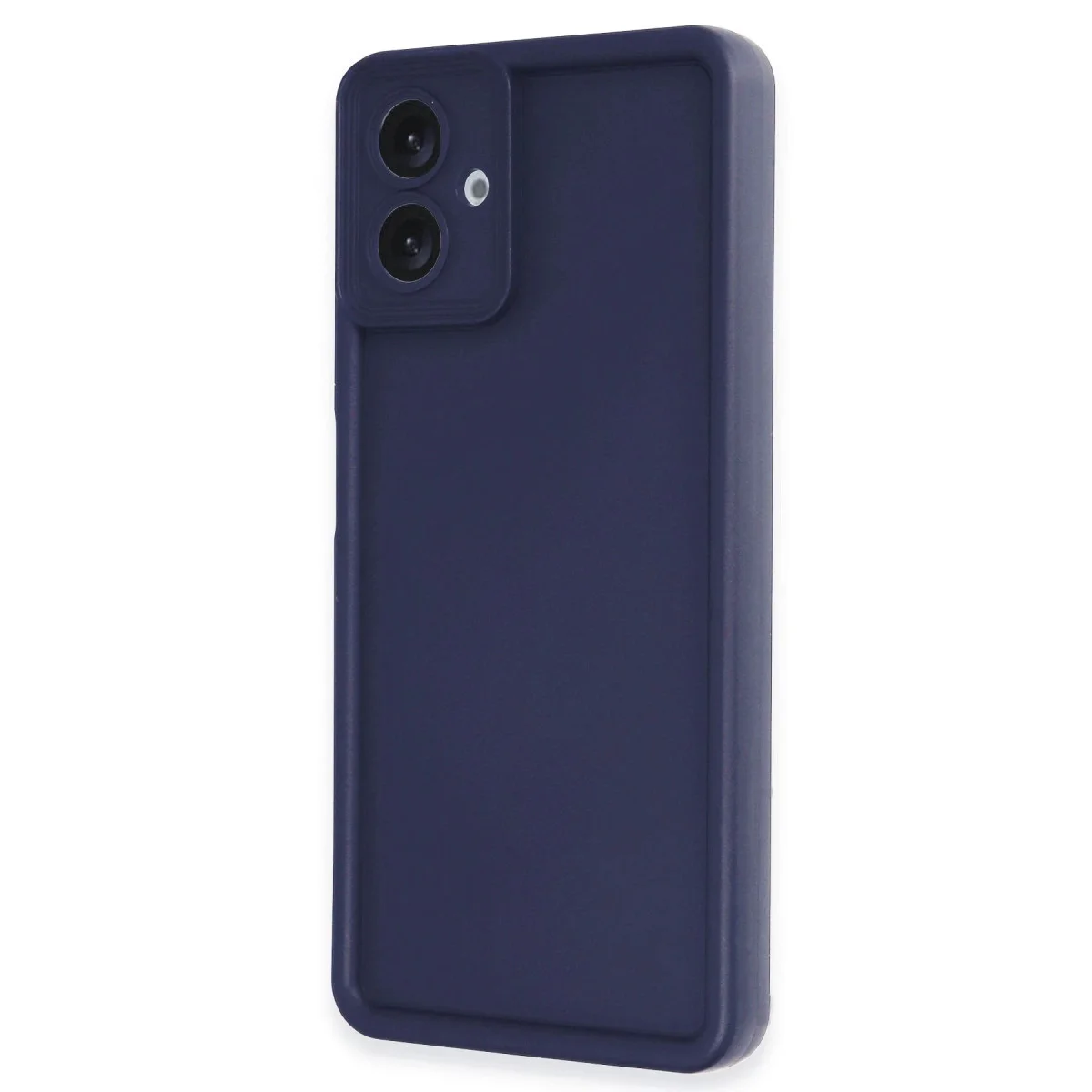 Galaxy A07 4G Viera Silikon Kılıf - Lacivert, Parmak İzi Önleyici ve Yumuşak Korumalı