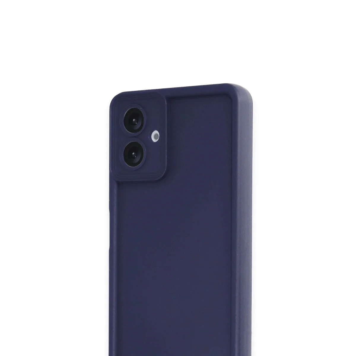 Galaxy A07 4G Viera Silikon Kılıf - Lacivert, Parmak İzi Önleyici ve Yumuşak Korumalı