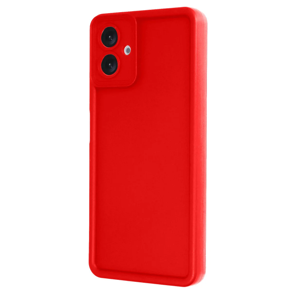 Galaxy A07 4G Viera Silikon Kılıf - Kırmızı, Parmak İzi Dostu ve Maksimum Koruma