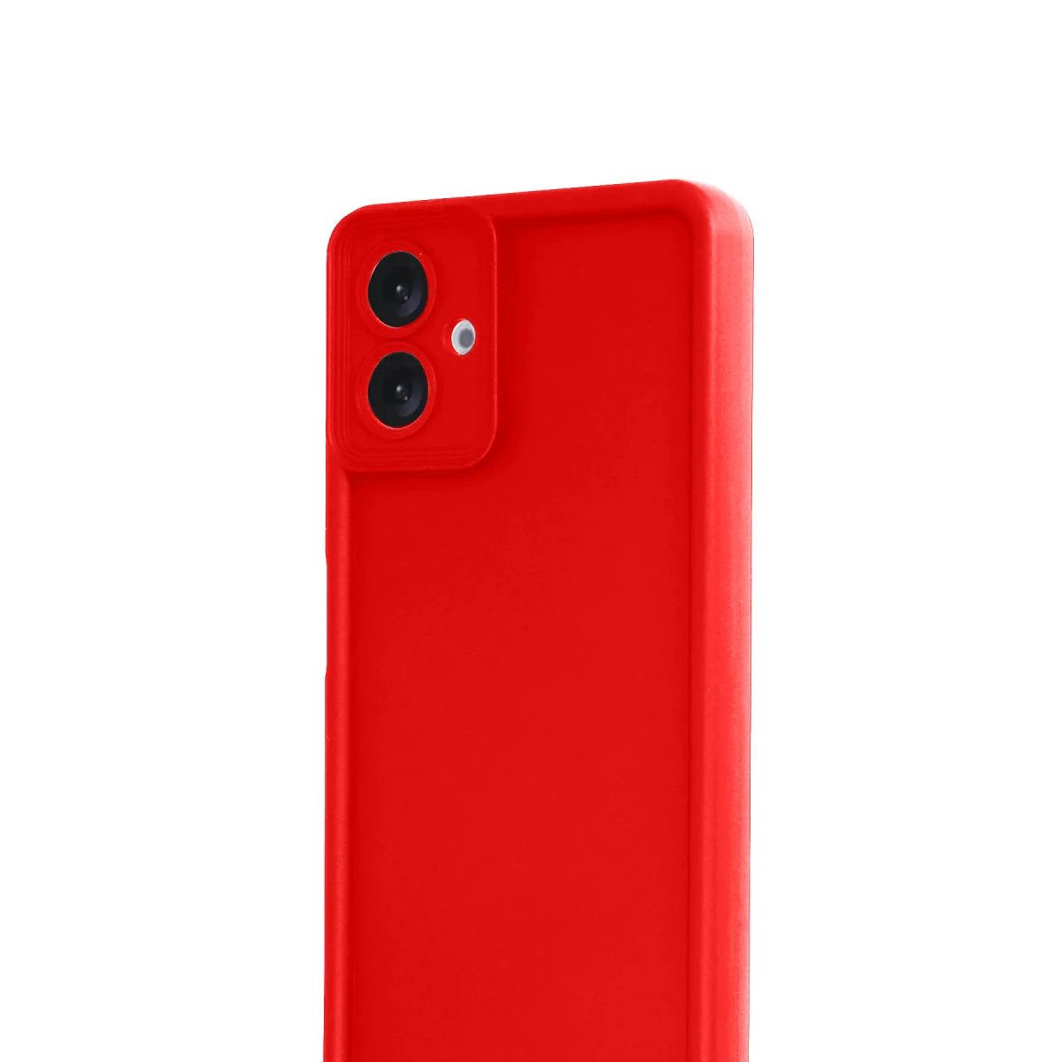 Galaxy A07 4G Viera Silikon Kılıf - Kırmızı, Parmak İzi Dostu ve Maksimum Koruma