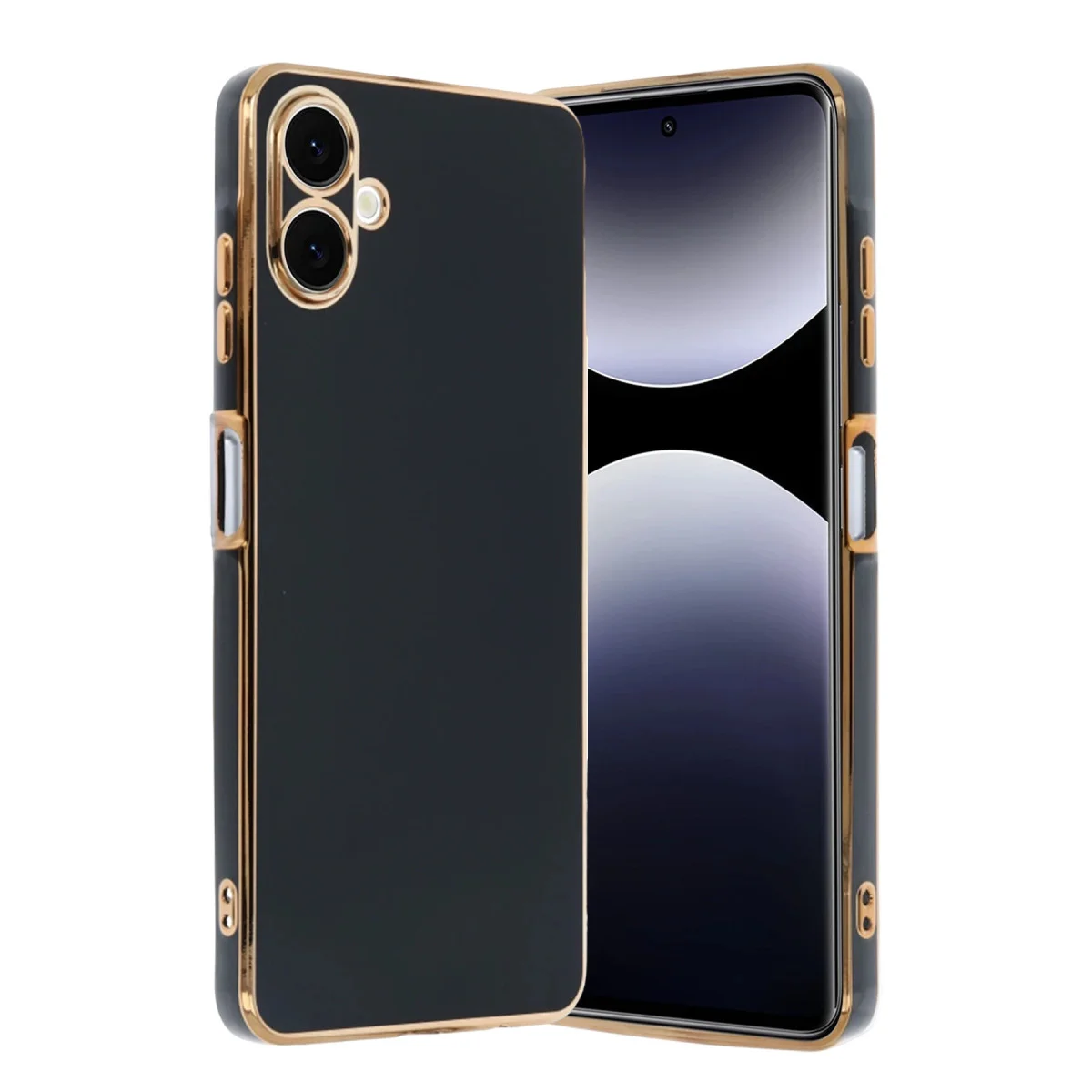 Galaxy A07 4G Volet Silikon Kılıf Siyah - Premium Korumalı ve Yumuşak Dokulu