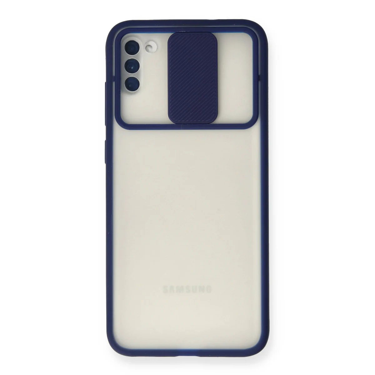 Galaxy A11 Kılıf - Palm Buzlu Silikon Kılıf - Lacivert