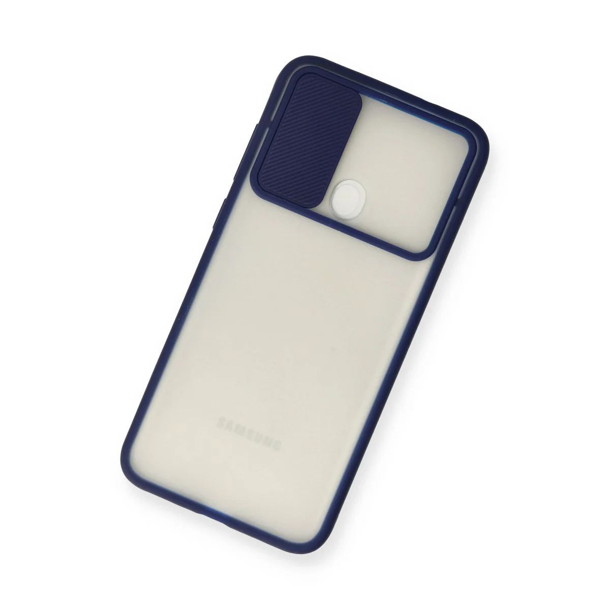 Galaxy A11 Kılıf - Palm Buzlu Silikon Kılıf - Lacivert