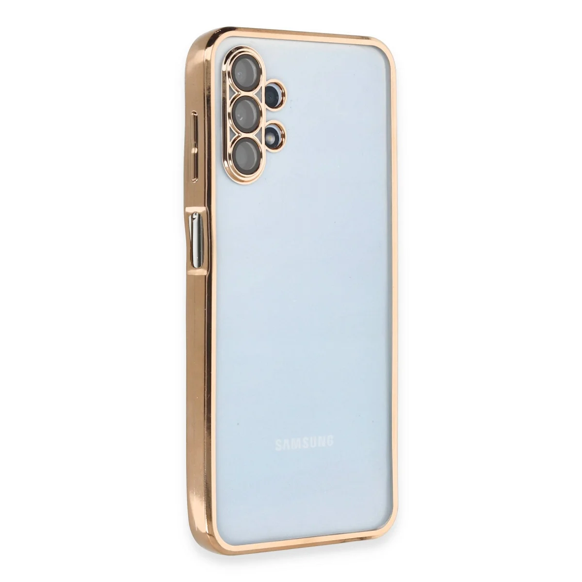 Galaxy A13 4G Razer Lens Silikon Kılıf - Şeffaf ve Yüksek Koruma