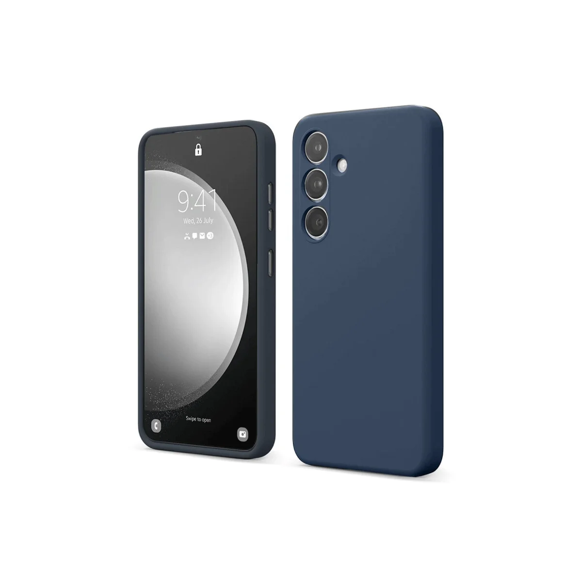 Galaxy A14 4G First Silikon Kılıf - Ultra İnce & Güçlü Koruma (Lacivert)