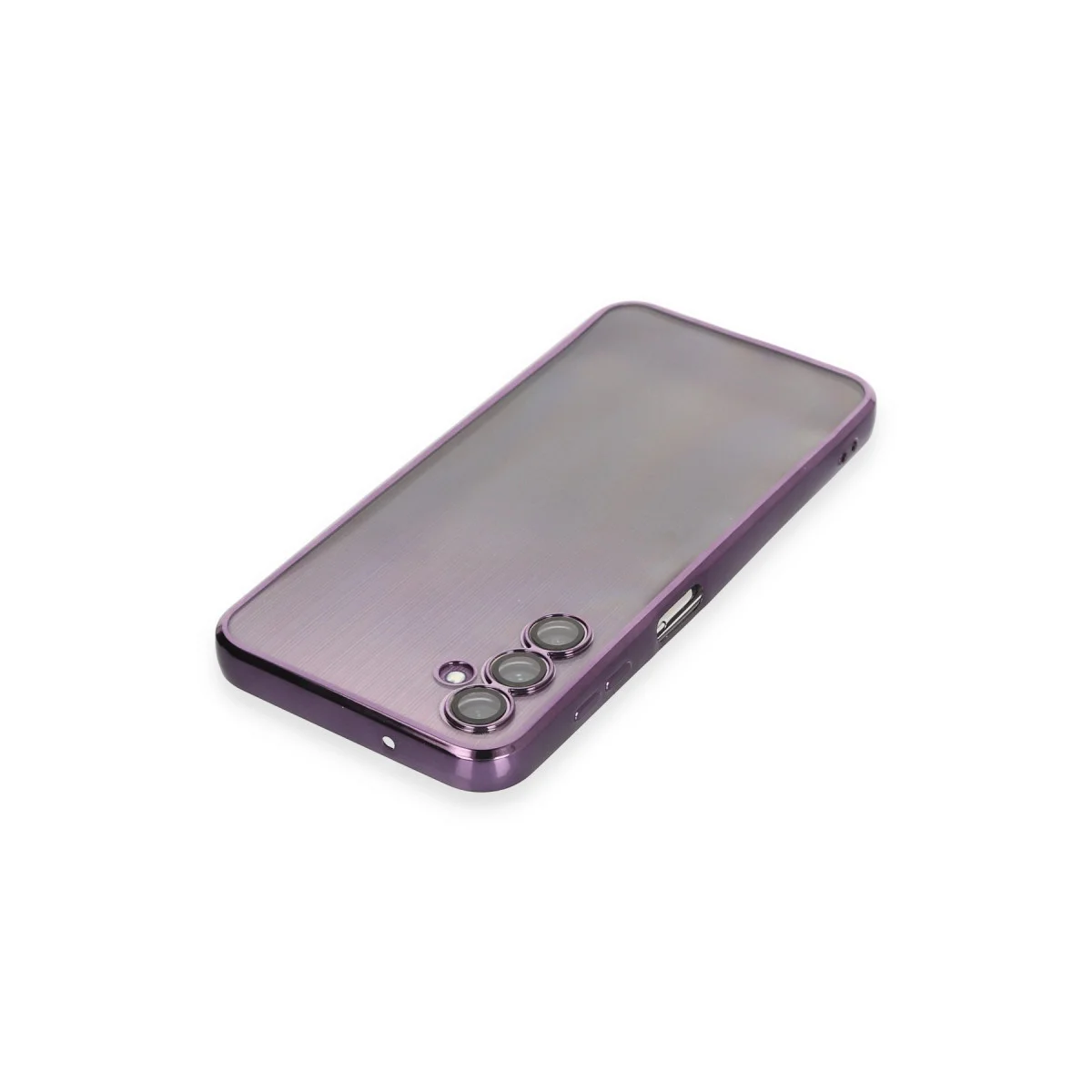 Galaxy A14 4G Kılıf Razer Lensli Silikon - Mor