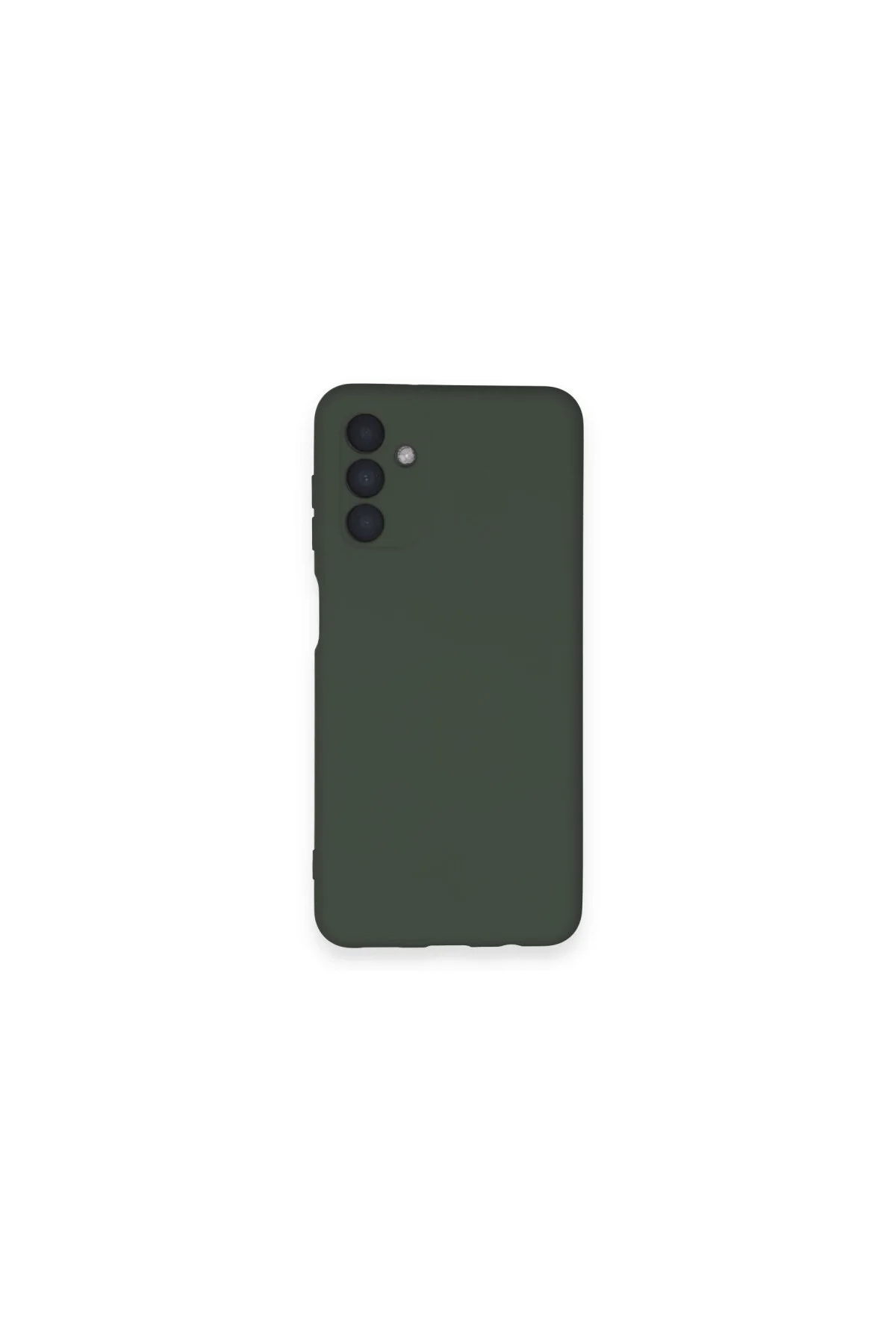 Galaxy A14 4G Kılıf Nano Içi Kadife Silikon - Koyu Yeşil