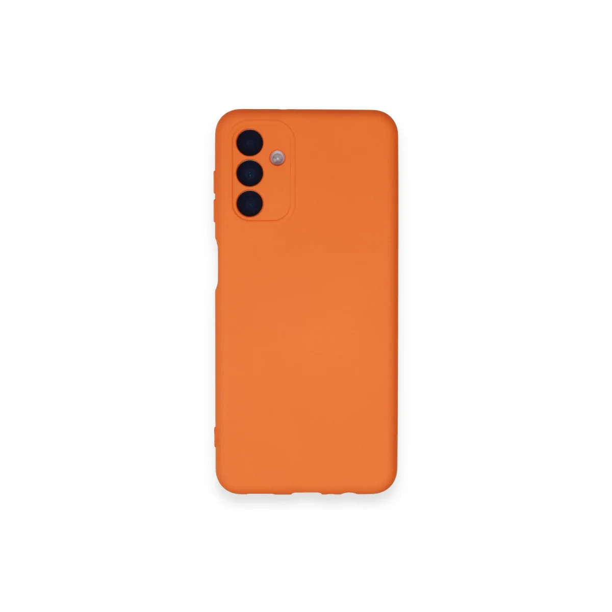 Galaxy A14 4G Nano İçi Kadife Silikon Kılıf - Turuncu