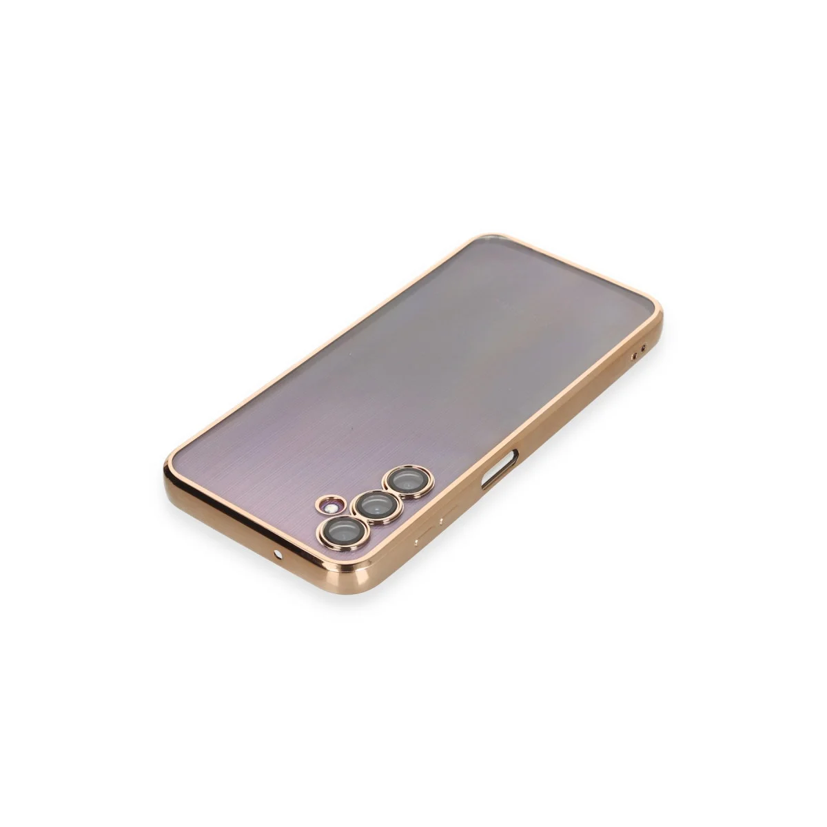 Galaxy A14 4G Razer Lensli Silikon Kılıf - Gold