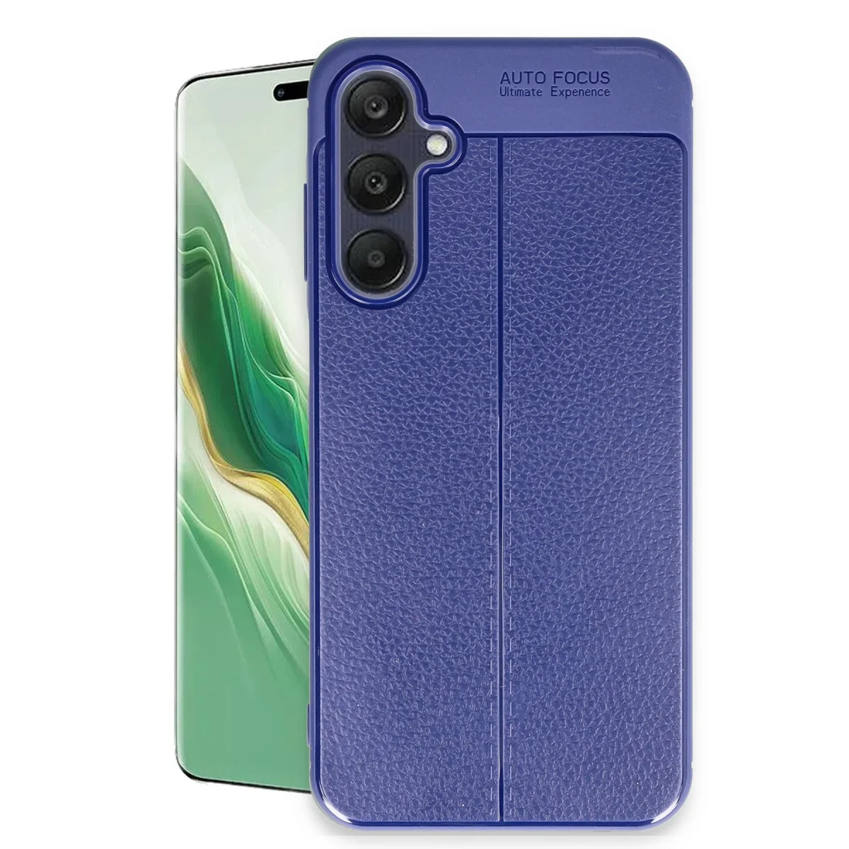 Galaxy A15 4G Deri Dokulu Kılıf - Auto Focus Kapak, Güçlü Darbe Koruması ve Kusursuz Uyum