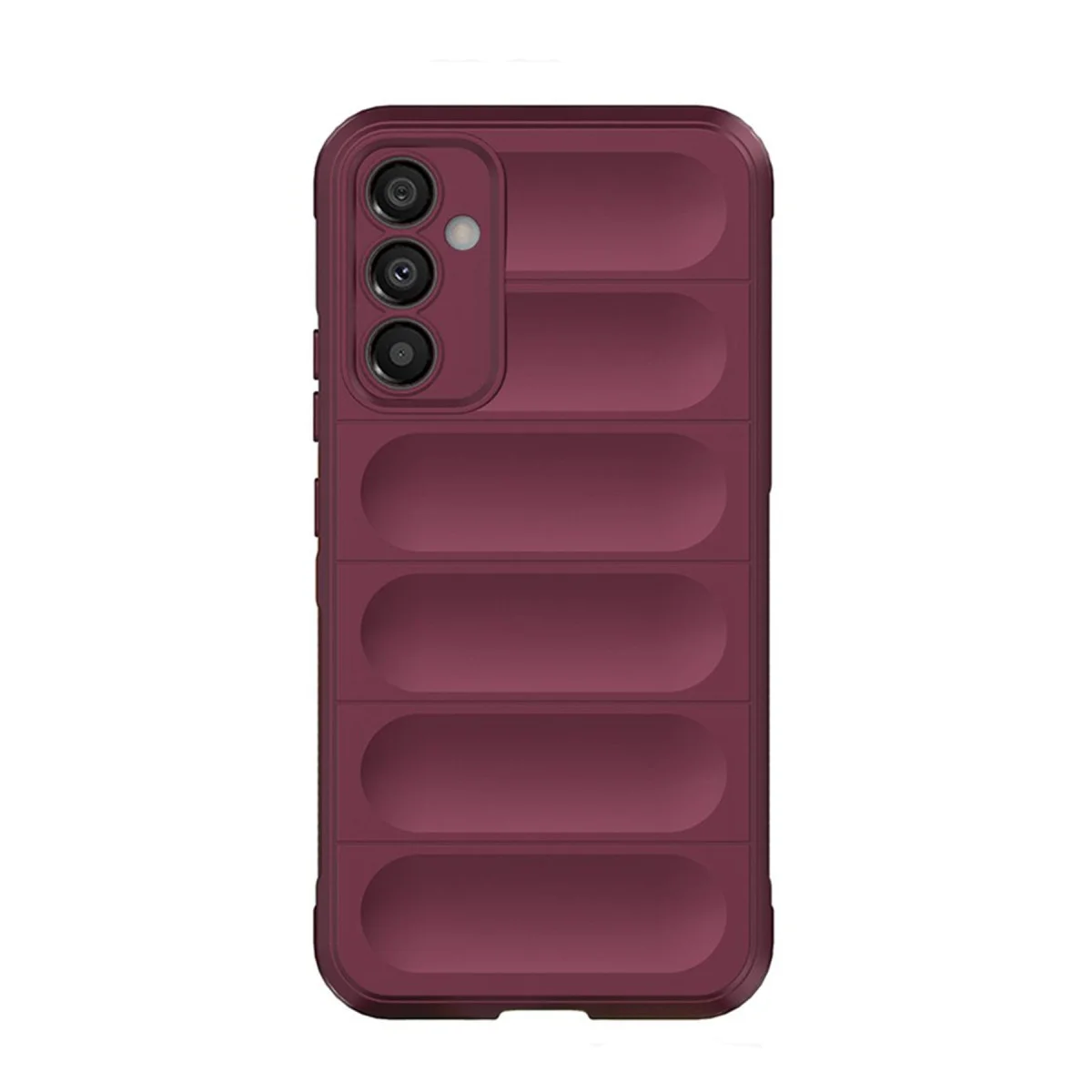 Galaxy A15 4G Optimum Silikon Kılıf - Bordo: Parmak İzine Karşı Mükemmel Tutuş ve Çizilmeye Karşı Güçlü Kalkan