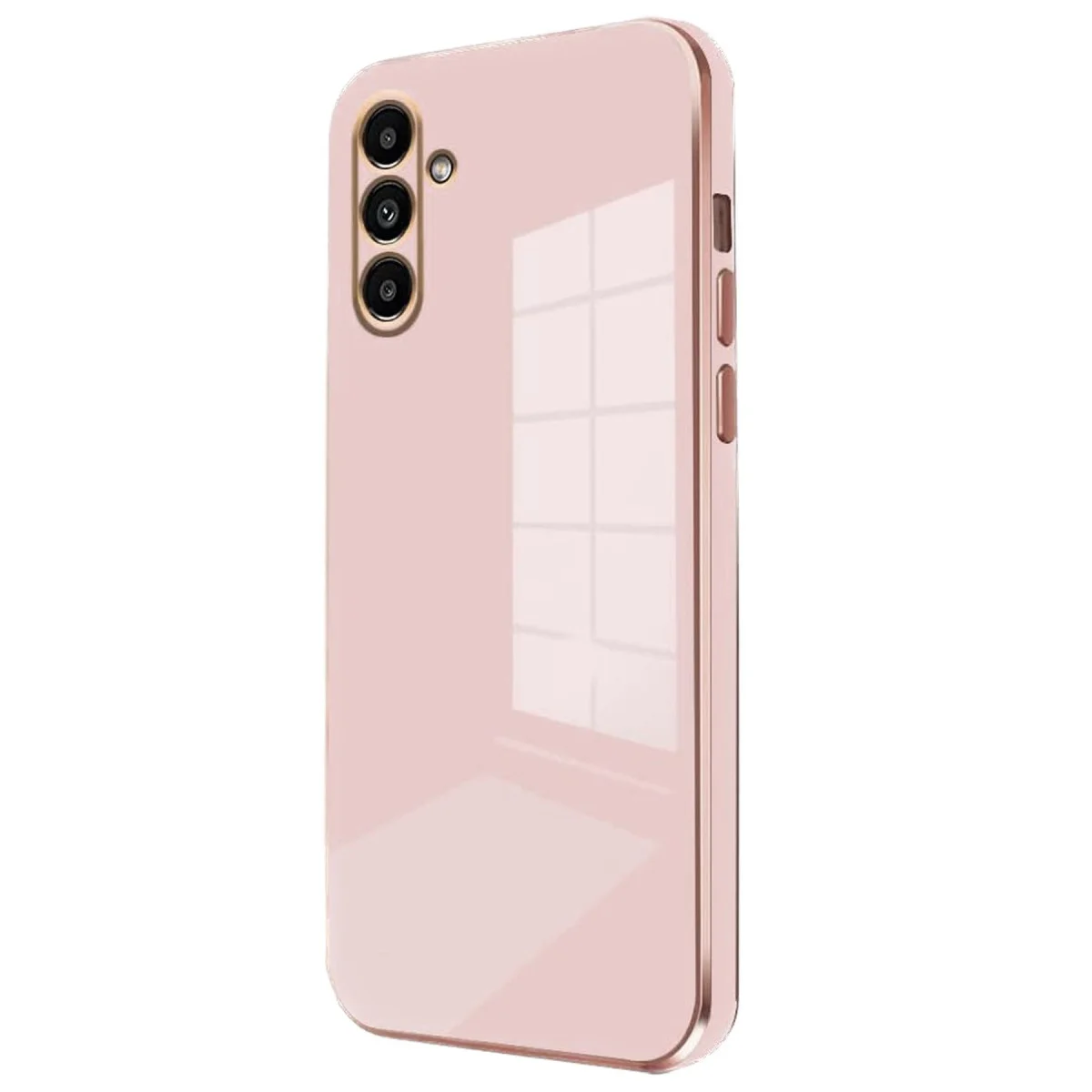 Galaxy A15 4G Silikon Kılıf Volet Pembe - Şık ve Korumalı Tasarım