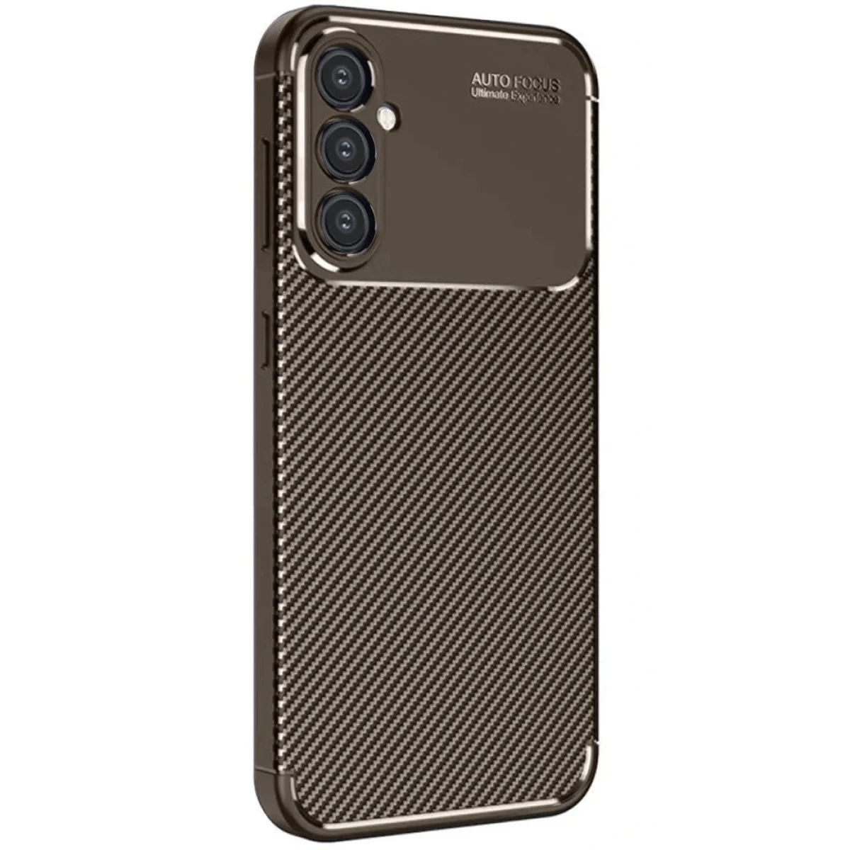 Galaxy A16 5G Auto Focus Karbon Kılıf - Kahverengi