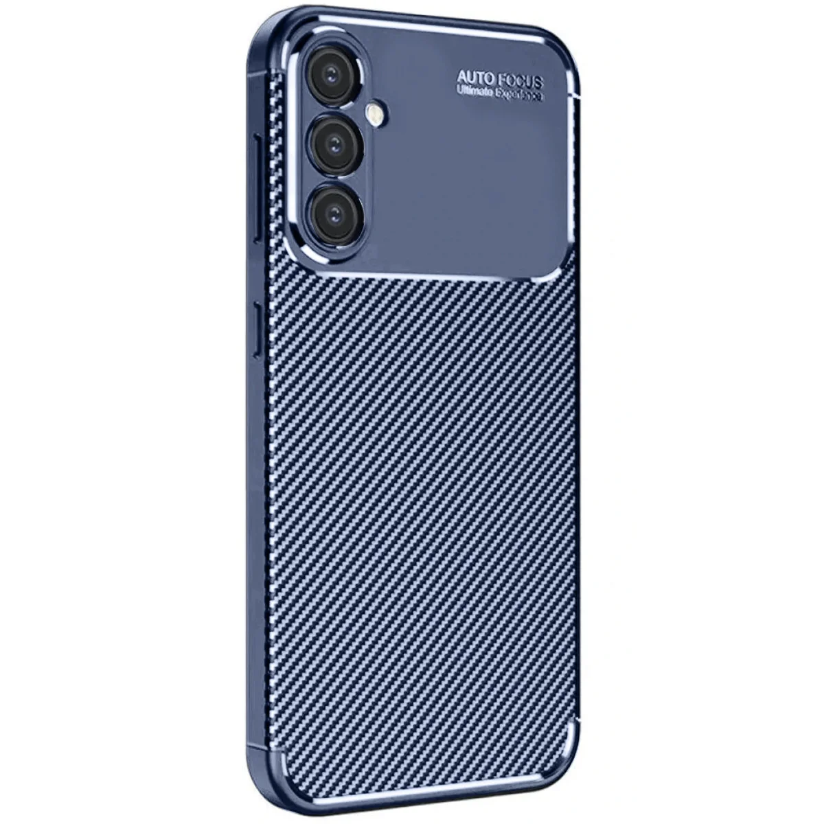 Galaxy A16 5G Auto Focus Karbon Kılıf - Lacivert, Estetik ve Dayanıklı Koruma