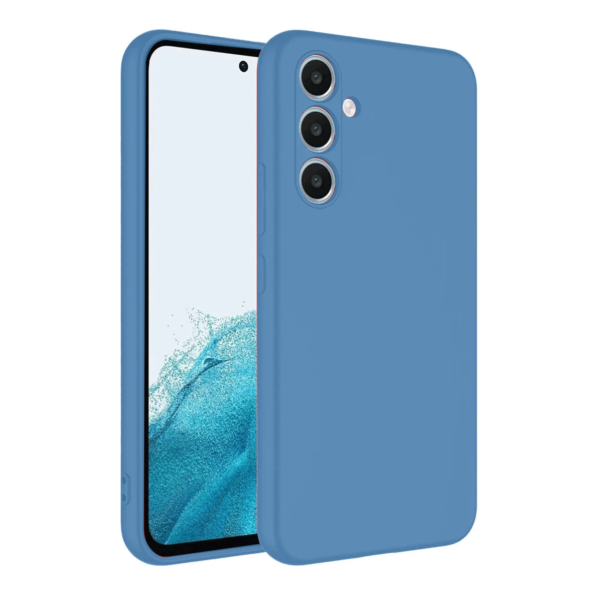Galaxy A16 5G First Serisi Silikon Kılıf - Mavi Premium Koruma
