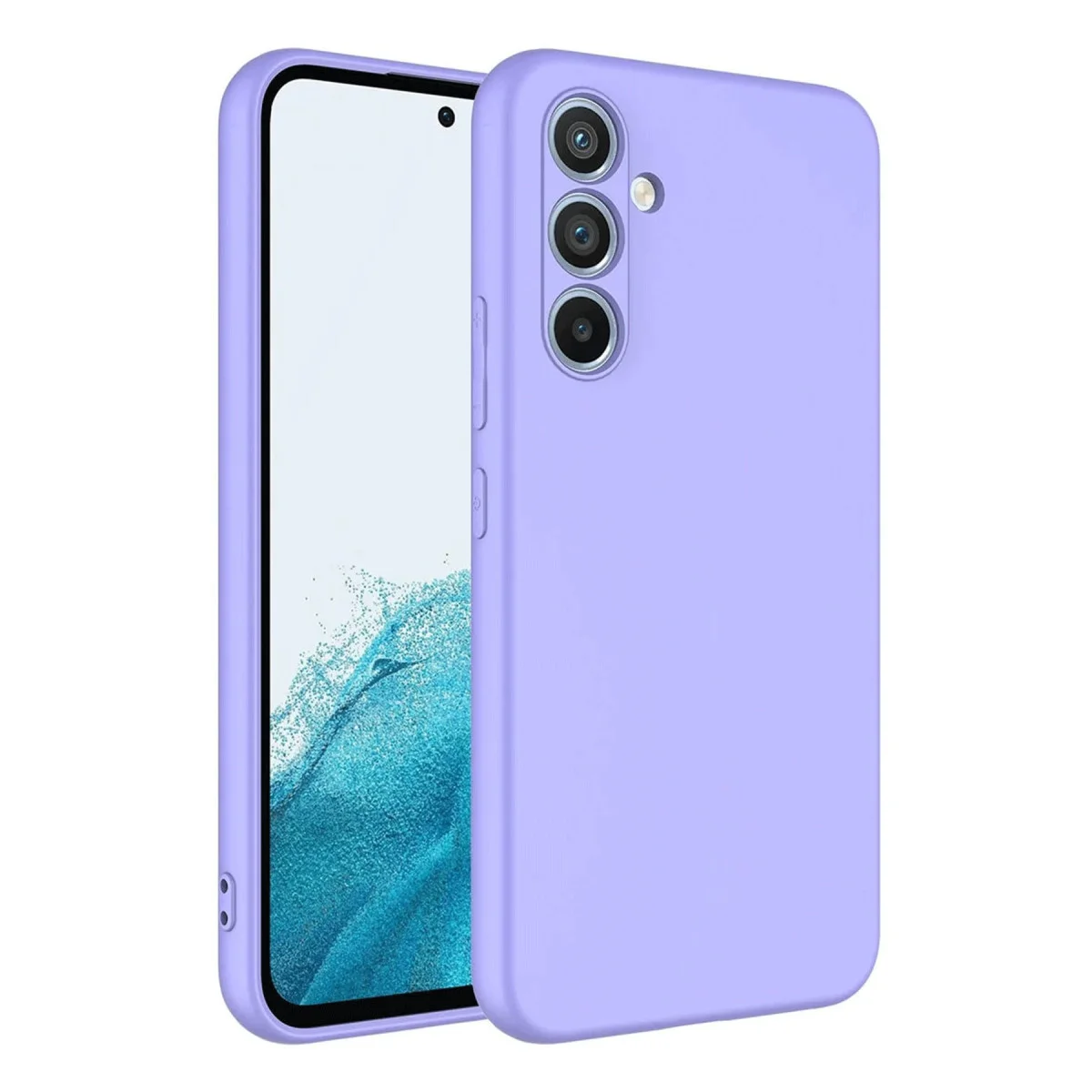 Galaxy A16 5G First Serisi Silikon Kılıf - Lila