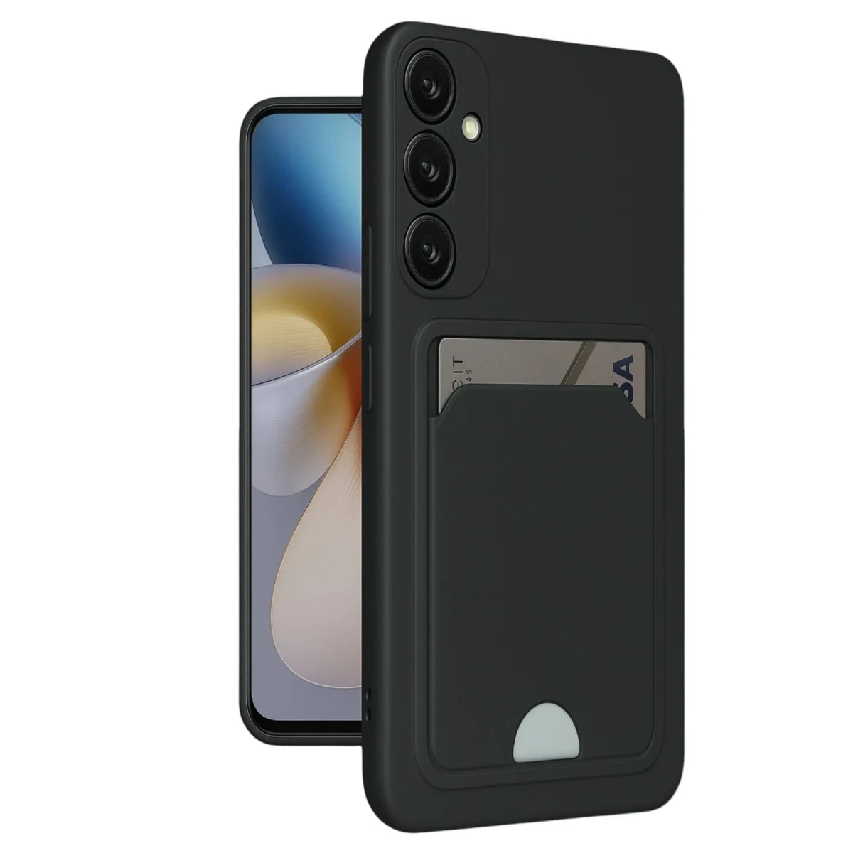 Galaxy A16 5G Kelvin Kartvizitli Silikon Kılıf Siyah - Premium Koruma ve Fonksiyon