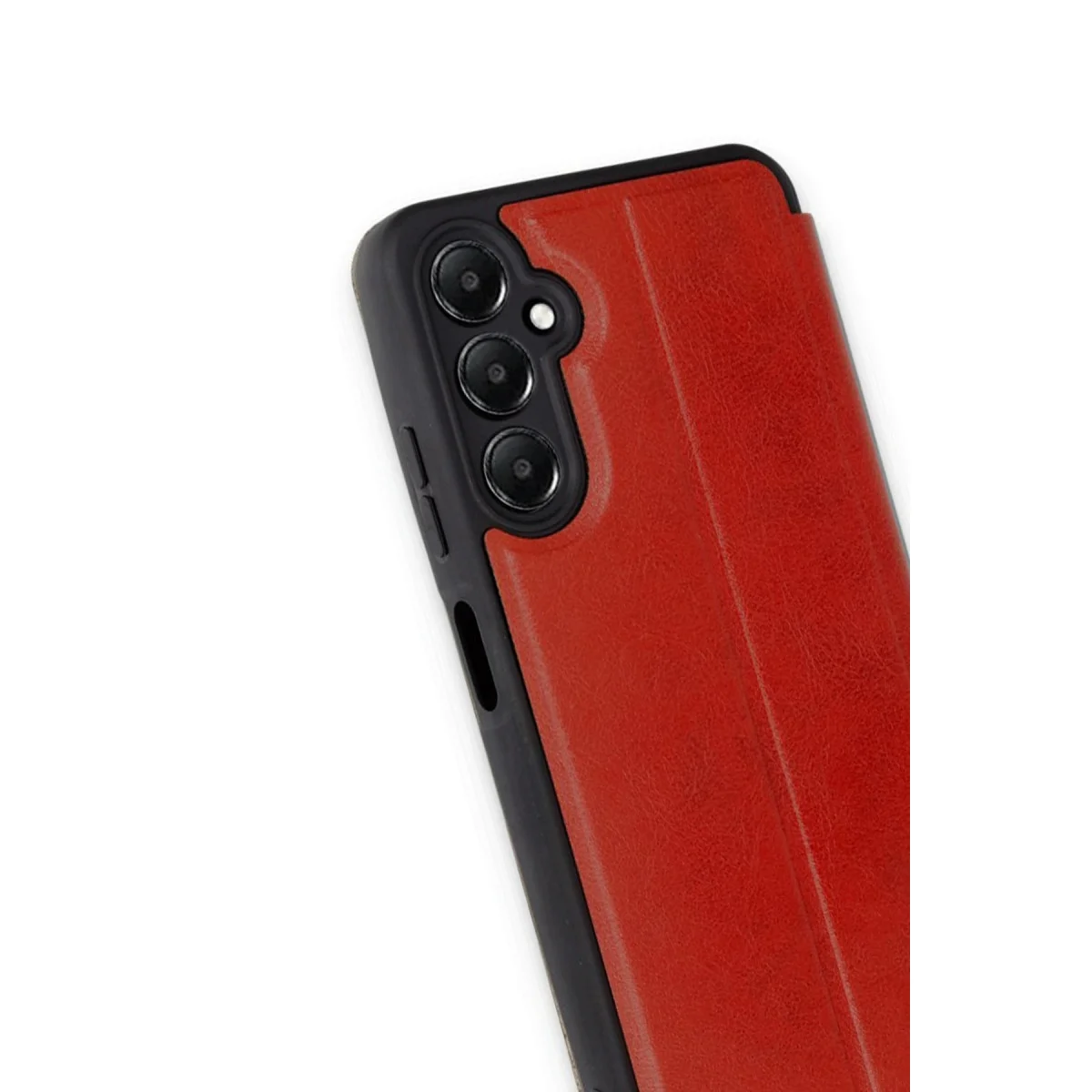 Galaxy A16 5G Kılıf Flip Cover - Kırmızı Koruma ve Stil