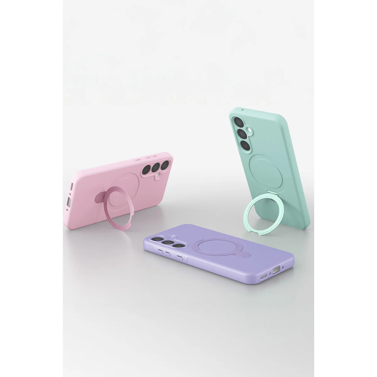 Galaxy A16 5G Regal Magsafe Standlı Kapak - Turuncu