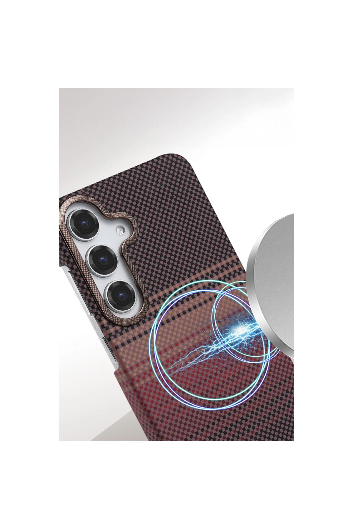 Galaxy A16 5G Vega Magsafe Kapak - Gri