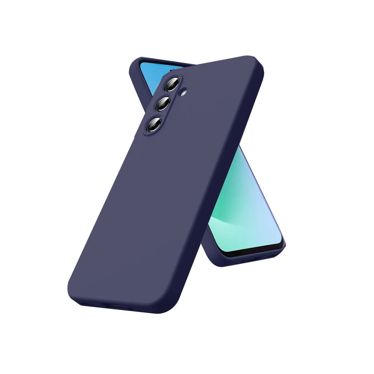 Galaxy A17 5G First Silikon Kılıf - Lacivert Şıklık ve Maksimum Koruma