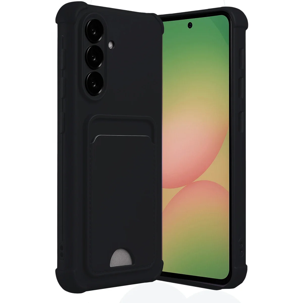 Galaxy A17 5G Kelvin Kartvizitli Silikon Kılıf - Siyah ve Premium Koruma