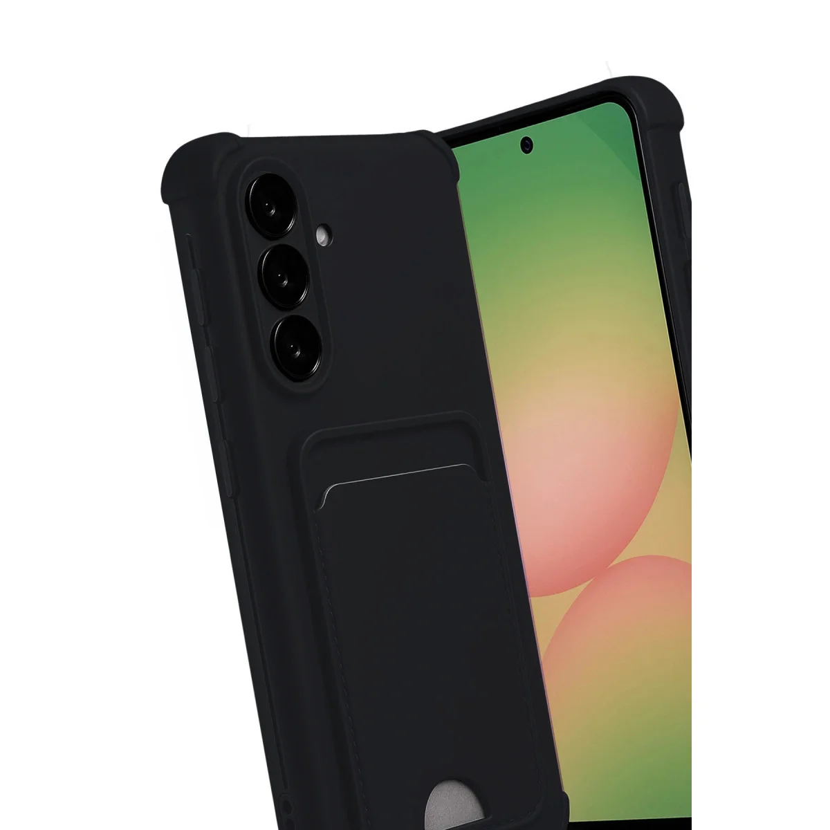 Galaxy A17 5G Kelvin Kartvizitli Silikon Kılıf - Siyah ve Premium Koruma
