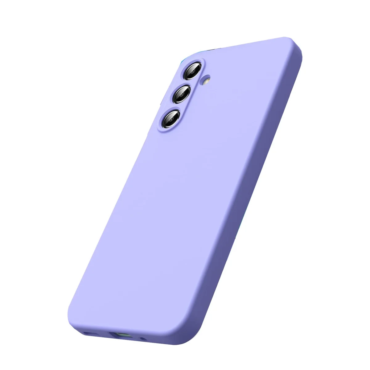 Galaxy A17 5G Nano İçi Kadife Silikon Kılıf - Lila