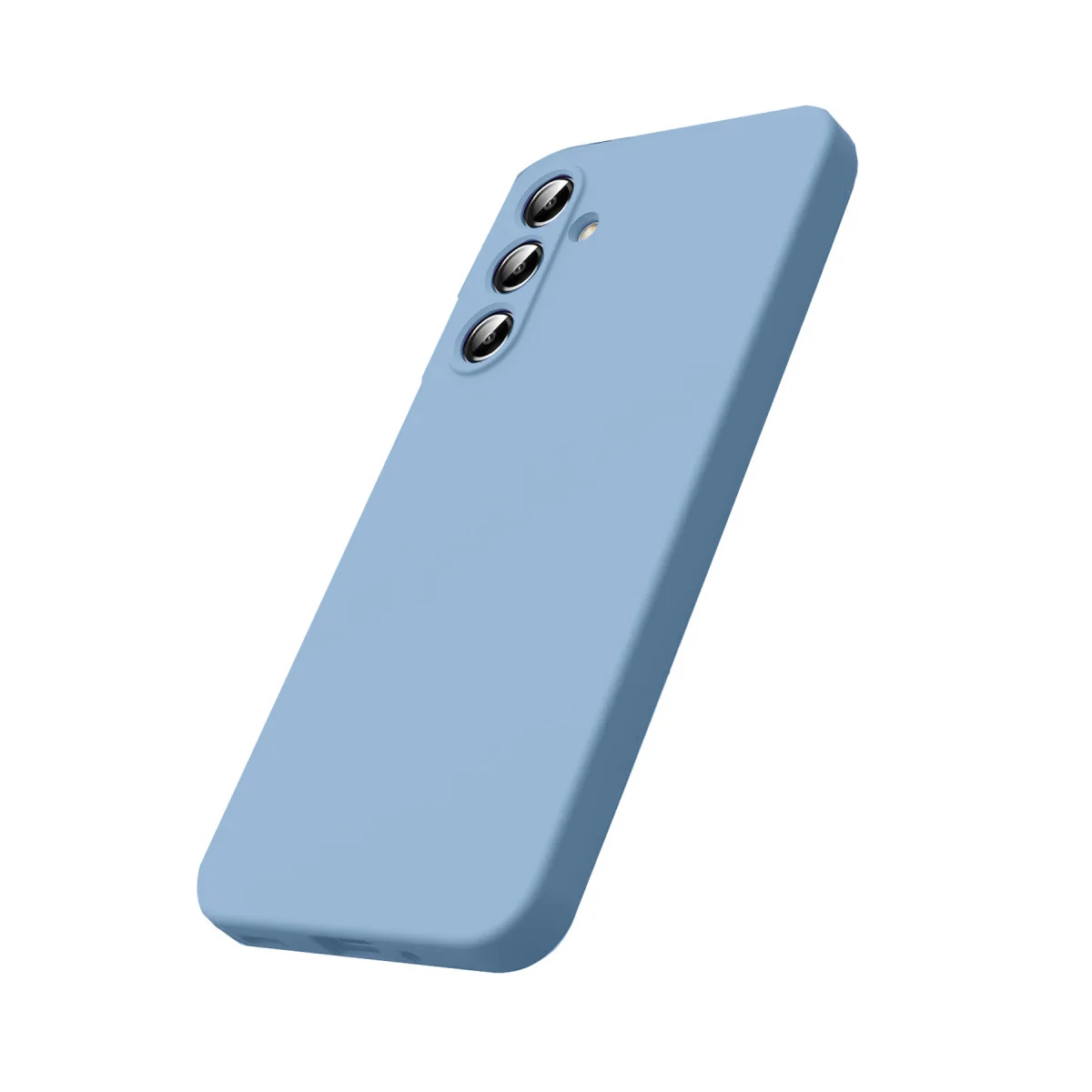 Galaxy A17 5G Nano İçi Kadife Silikon Kılıf - Mavi