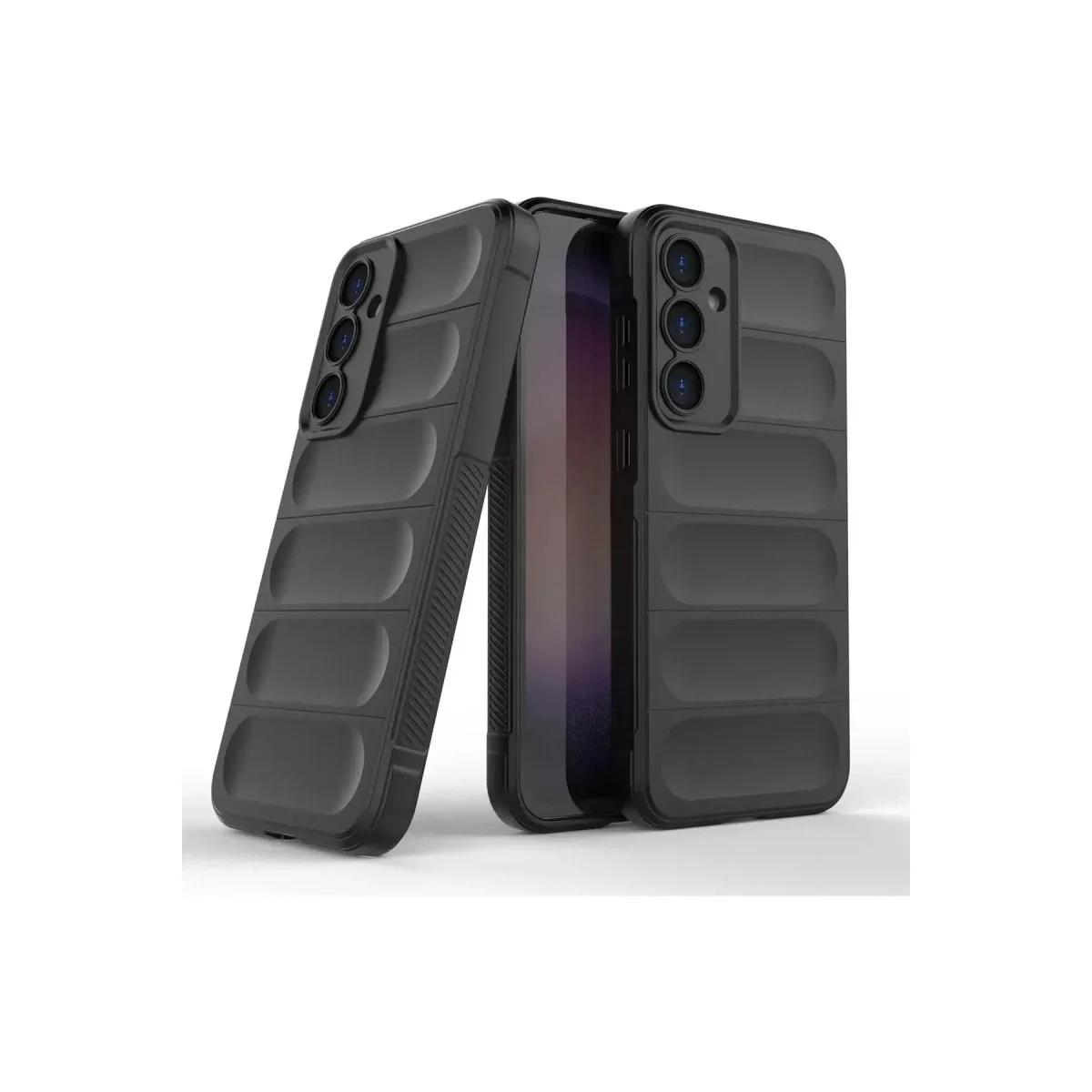 Galaxy A17 5G Optimum Silikon Kılıf - Siyah, Pürüzsüz Yüzey ve Maksimum Darbe Koruması