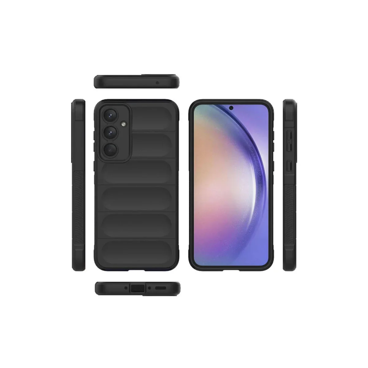 Galaxy A17 5G Optimum Silikon Kılıf - Siyah, Pürüzsüz Yüzey ve Maksimum Darbe Koruması