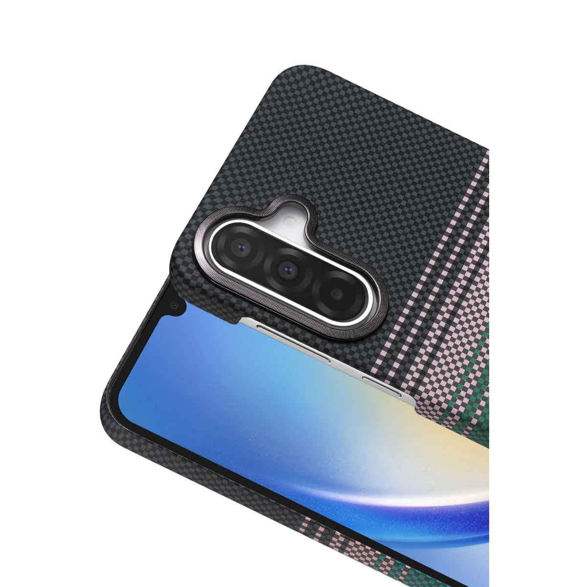 Galaxy A17 5G Vega Magsafe Kapak Yeşil - Estetik Kevlar Tasarım ve Güçlü Tutunma