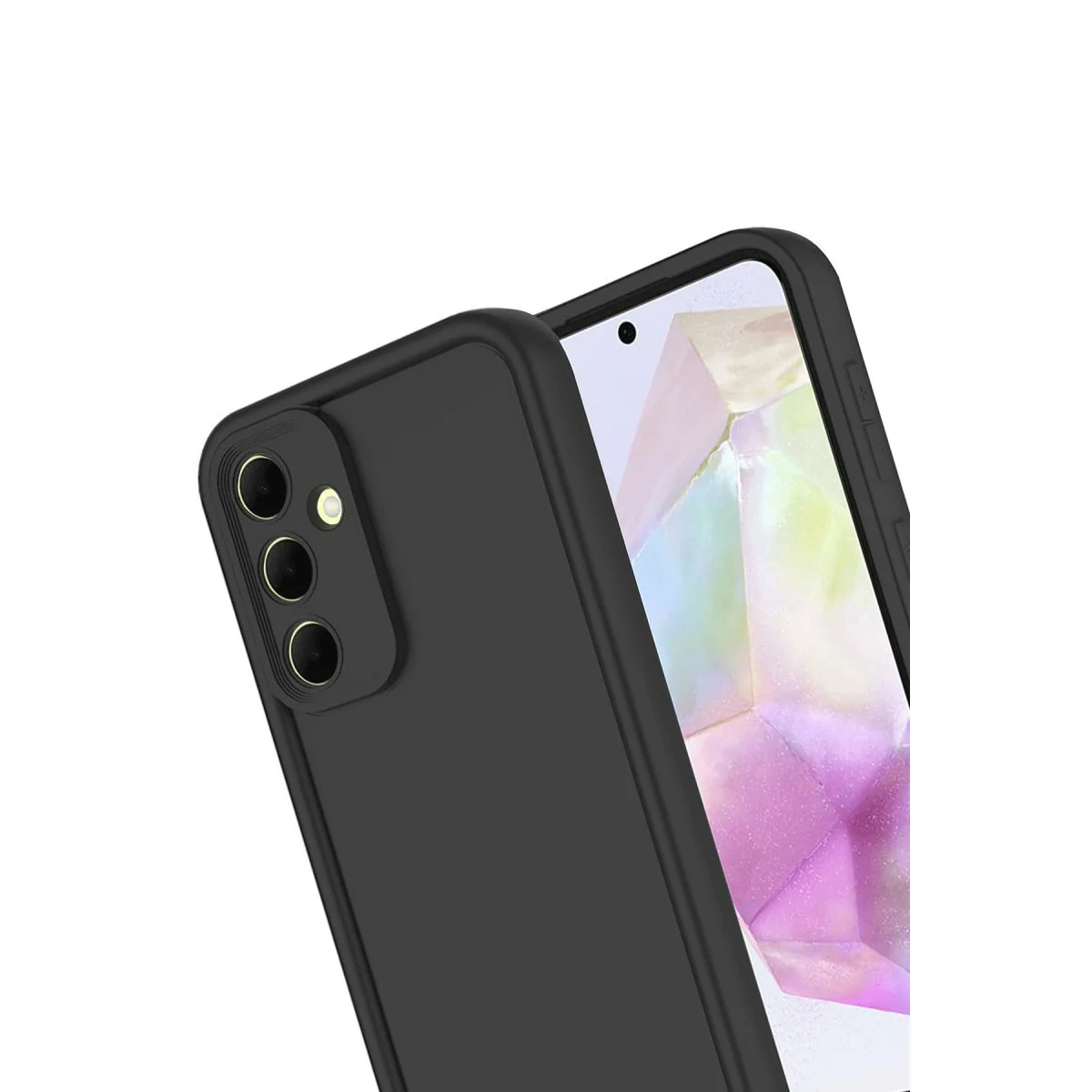 Galaxy A17 5G Viera Silikon Kılıf - Siyah ve Lekesiz Koruma