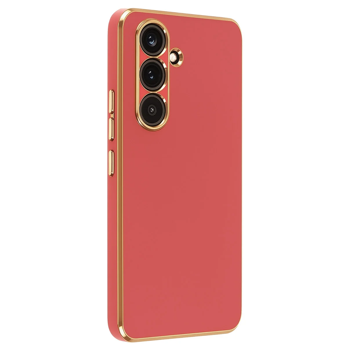 Galaxy A17 5G Volet Silikon Kılıf - Kırmızı, Şık ve Güvenli Koruma