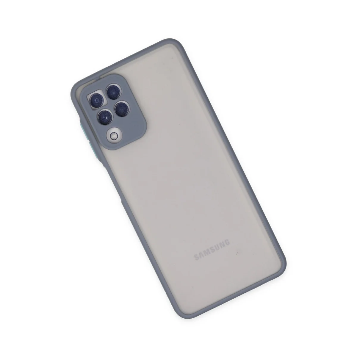 Galaxy A22 Montreal Silikon Kılıf Gri – Yüksek Koruma ve Modern Tasarım