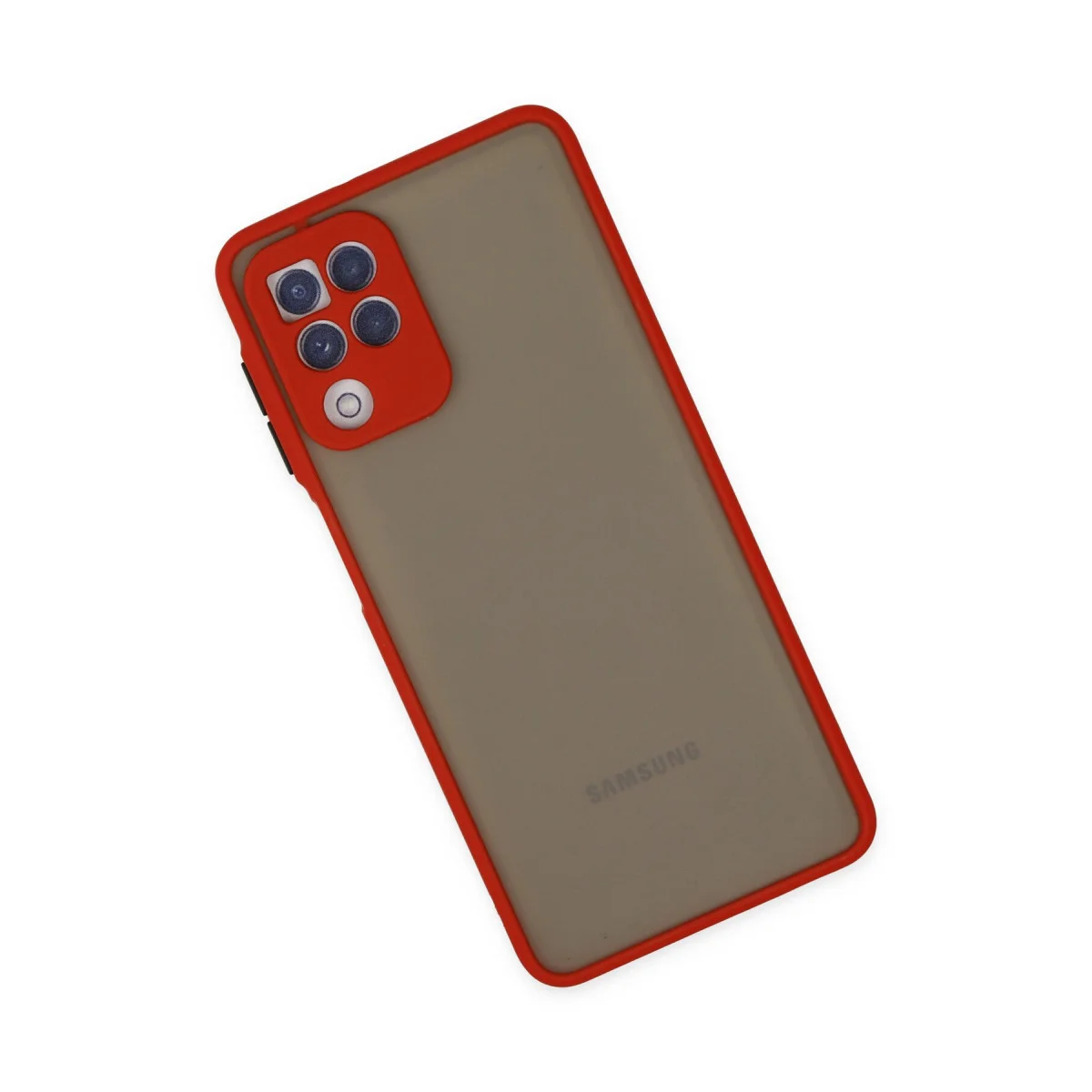 Galaxy A22 Montreal Silikon Kılıf - Kırmızı